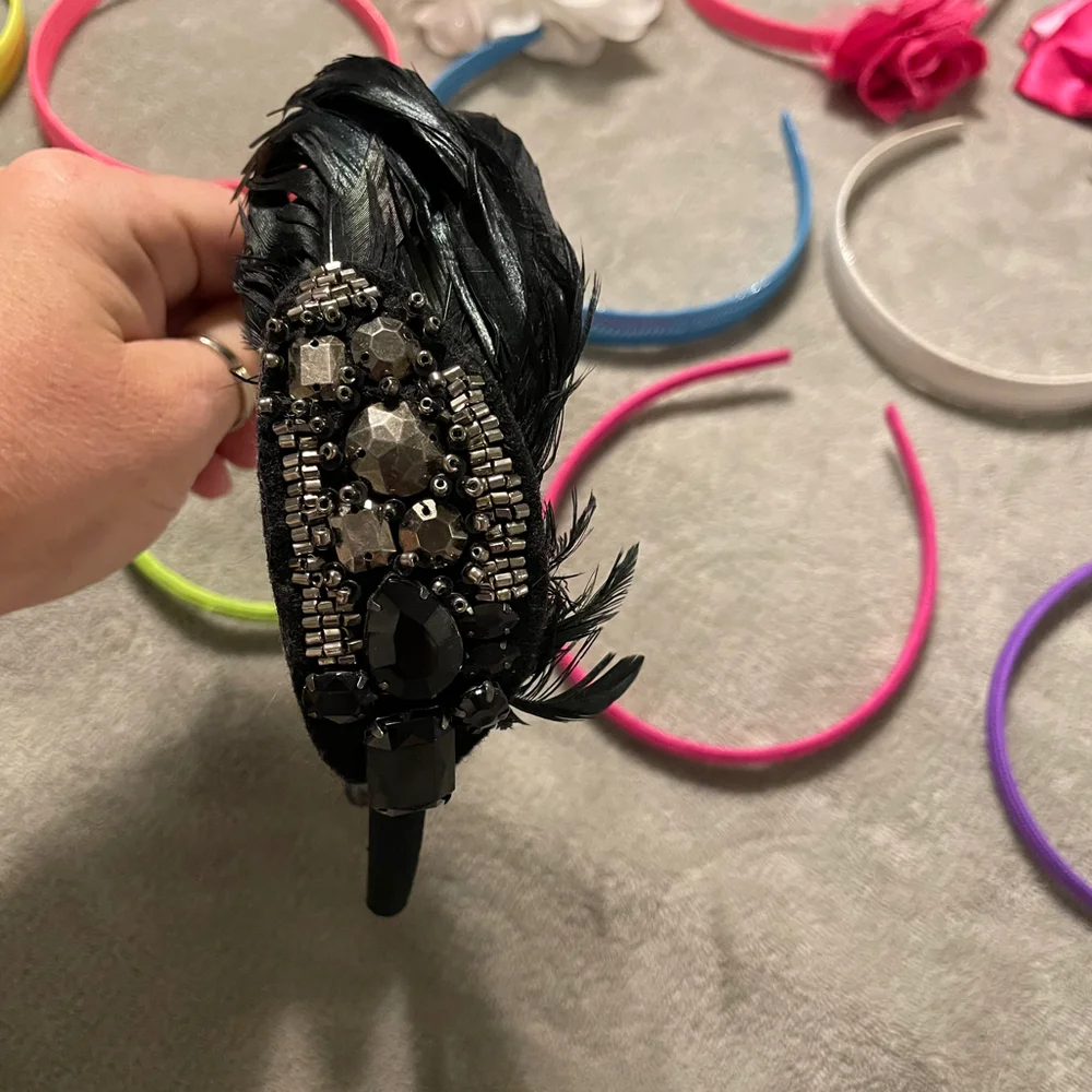 Girls Headband Lot of 9 School Play Fun Holiday